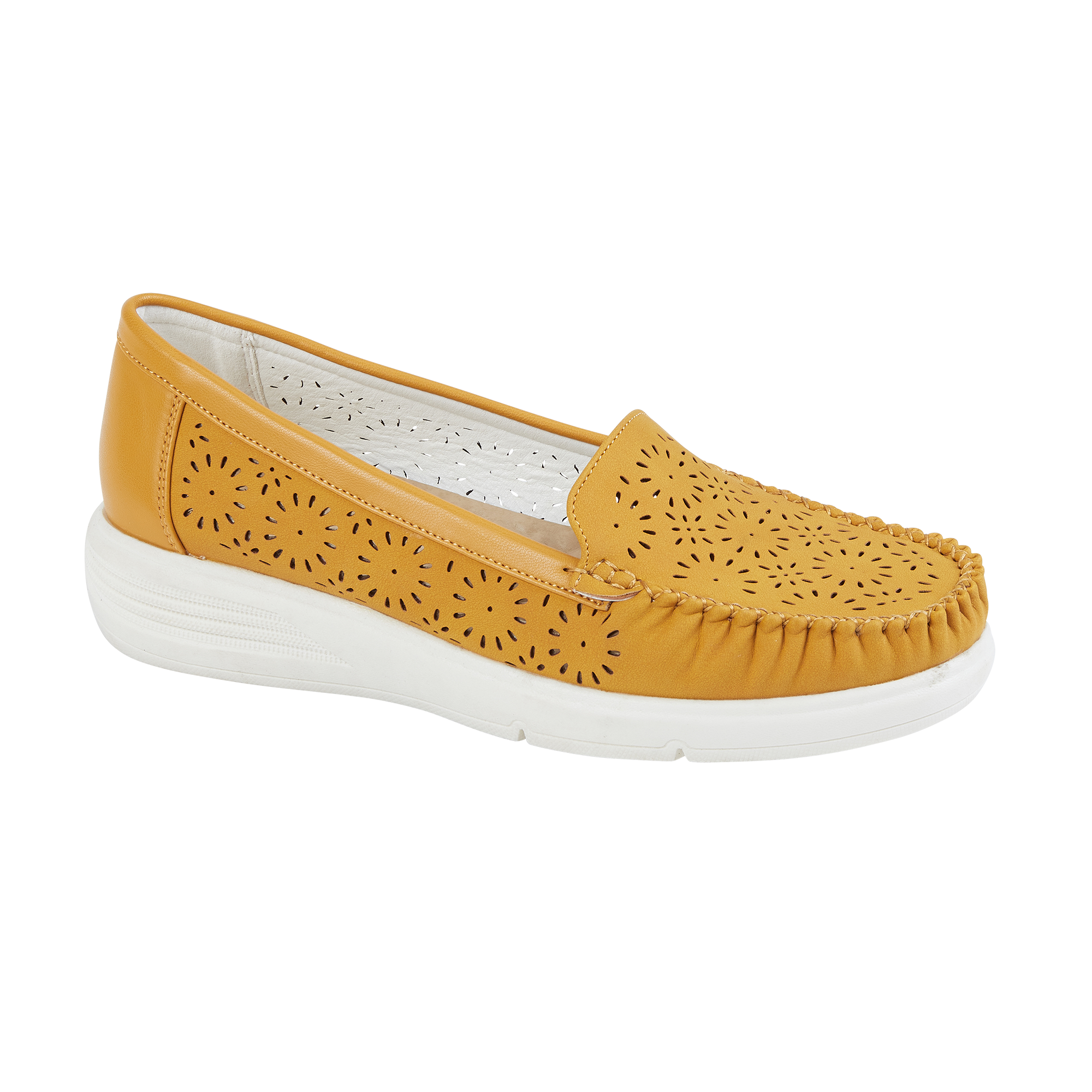 Womens mustard 2025 yellow loafers
